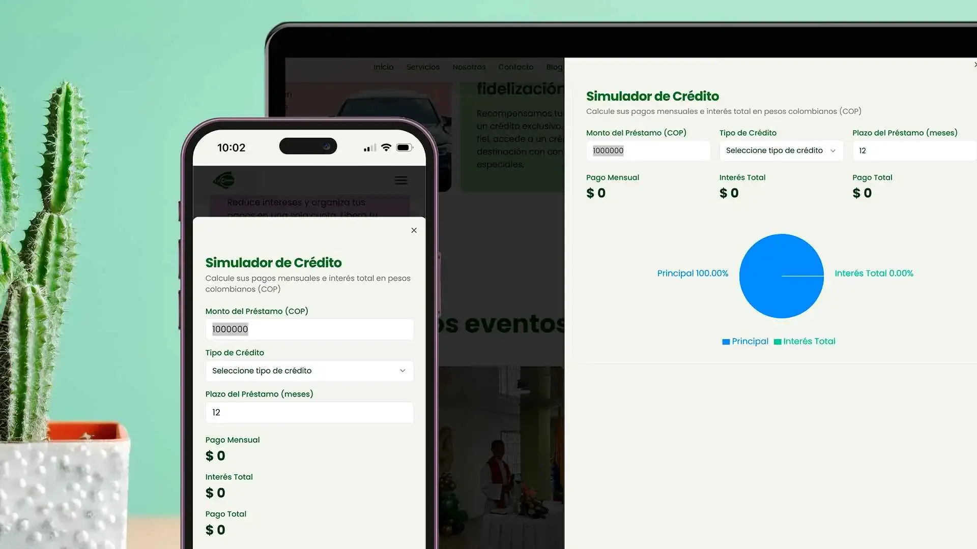 COOHEM Credit Simulator Tool